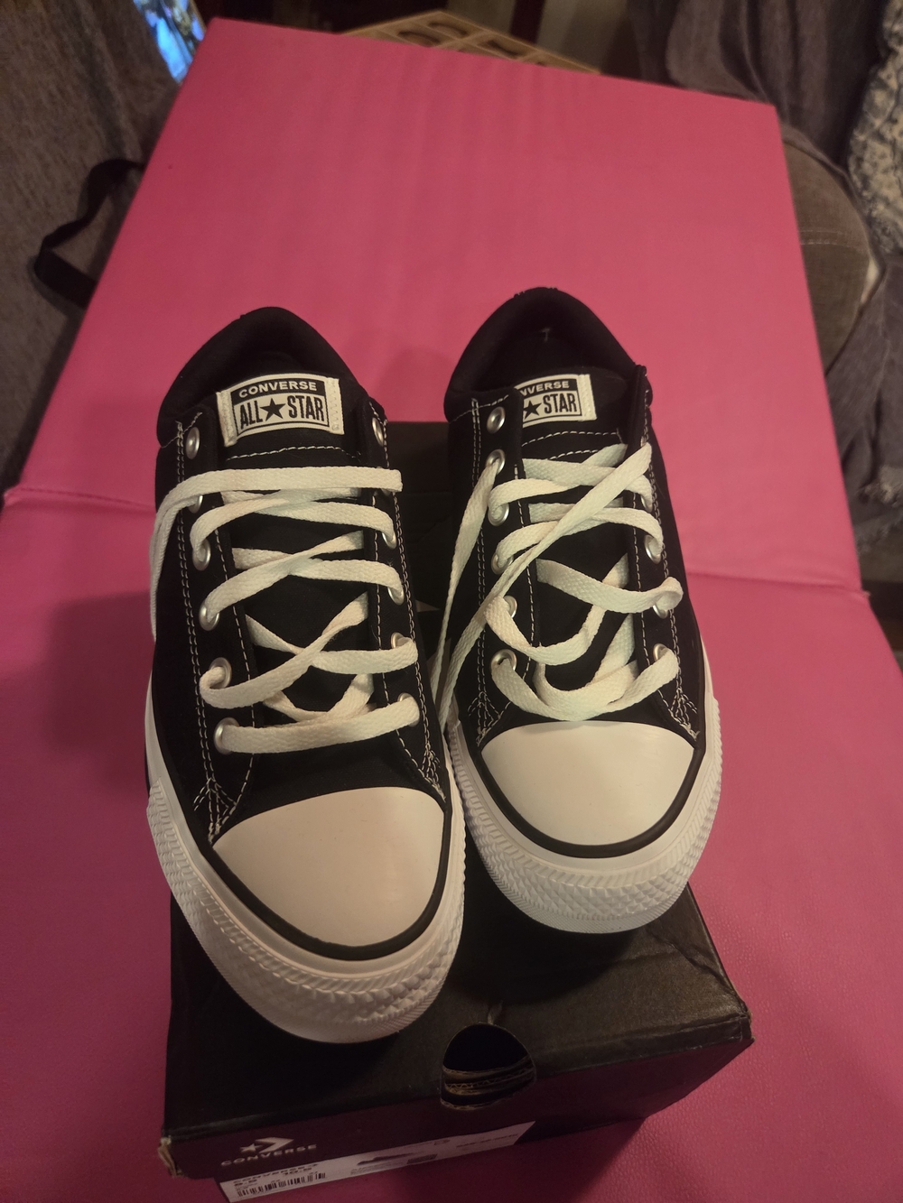 Converse Black & White Low Top Sneakers